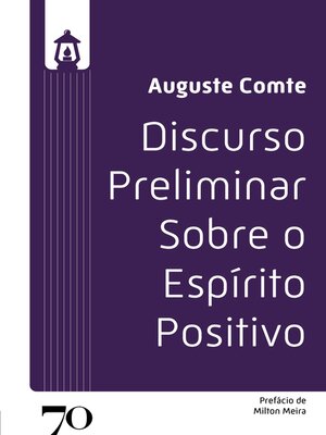 cover image of Discurso Preliminar Sobre o Espírito Positivo